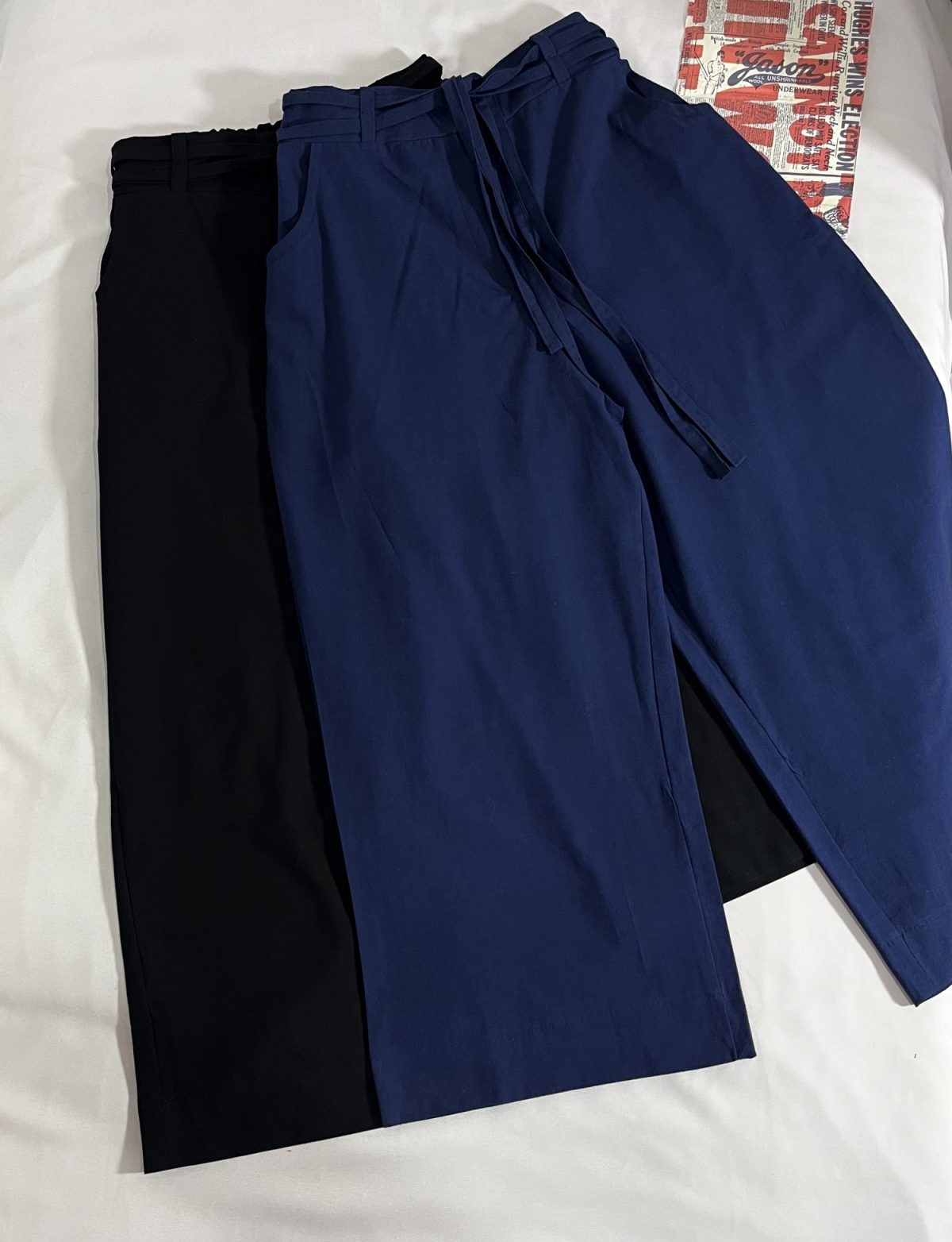 شلوار لینن قد 92 کمردار(3119) - Image 3