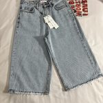 شلوارک استریت قد 73 آبی یخی(3130)