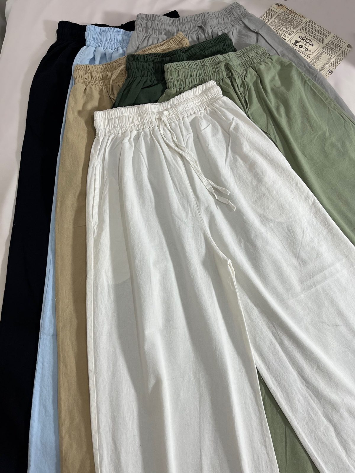 شلوار فول بگ لینن(3135) - Image 4