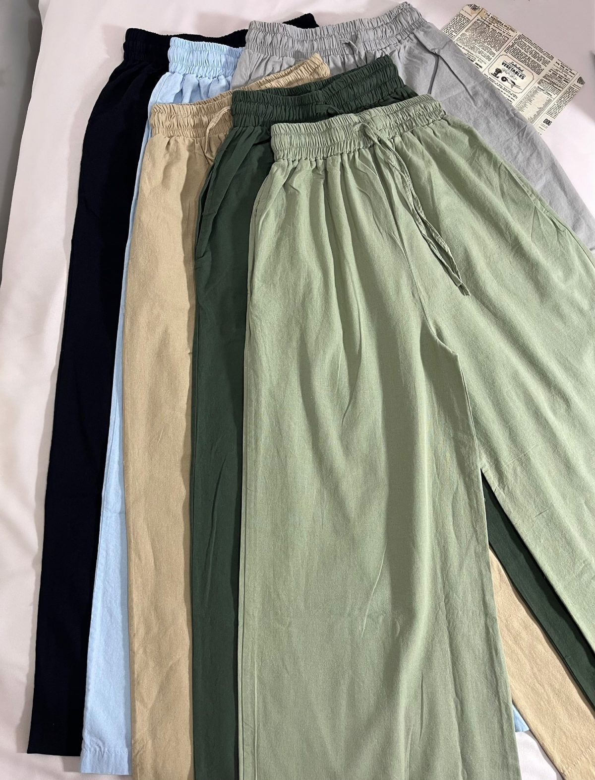 شلوار فول بگ لینن(3135) - Image 5