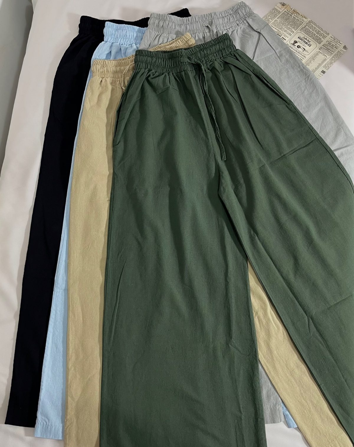 شلوار فول بگ لینن(3135) - Image 6