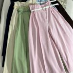 دامن شلواری قد 85 کمربنددار(3139)