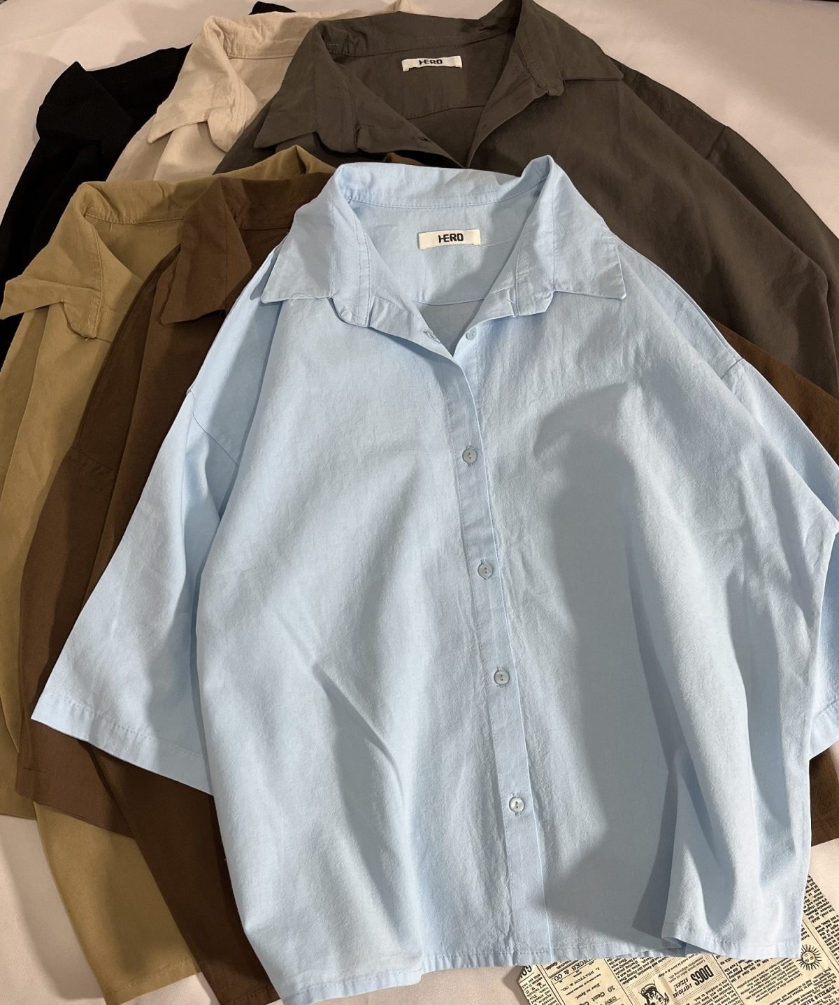 شومیز لینن باکسی ه(3142) - Image 2