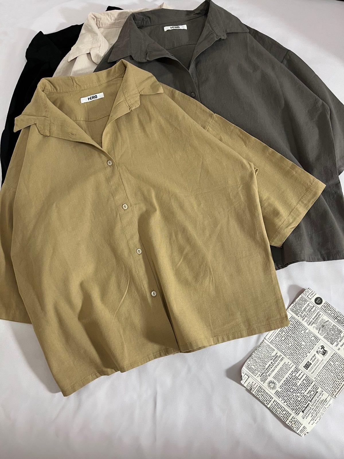 شومیز لینن باکسی ه(3142) - Image 5