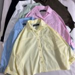 شومیز تک جیب آستین دکمه پوپلین نخ م(3151)