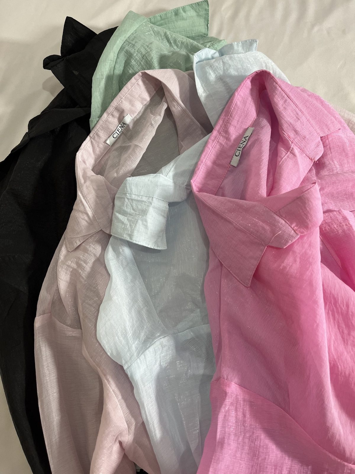 شومیز شیشه ای پاستیلی(3150) - Image 3