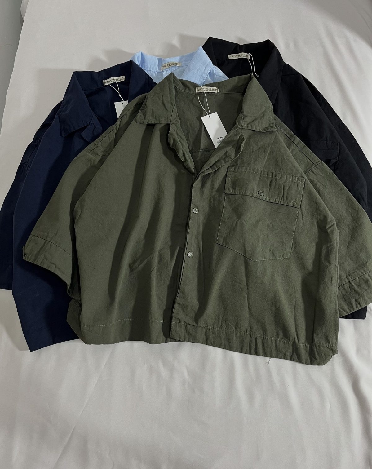 شومیز لینن تک جیب ه(3153) - Image 4