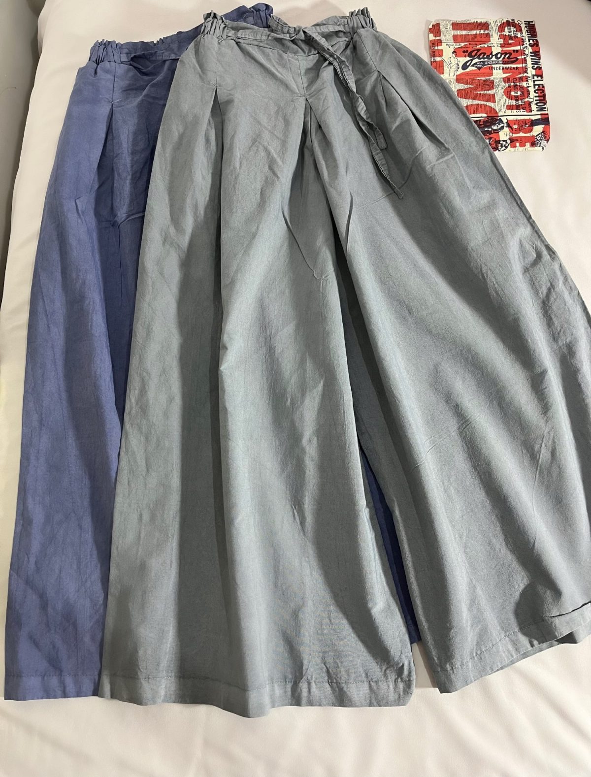 دامن شلواری لینن فول بگ(3161) - Image 8