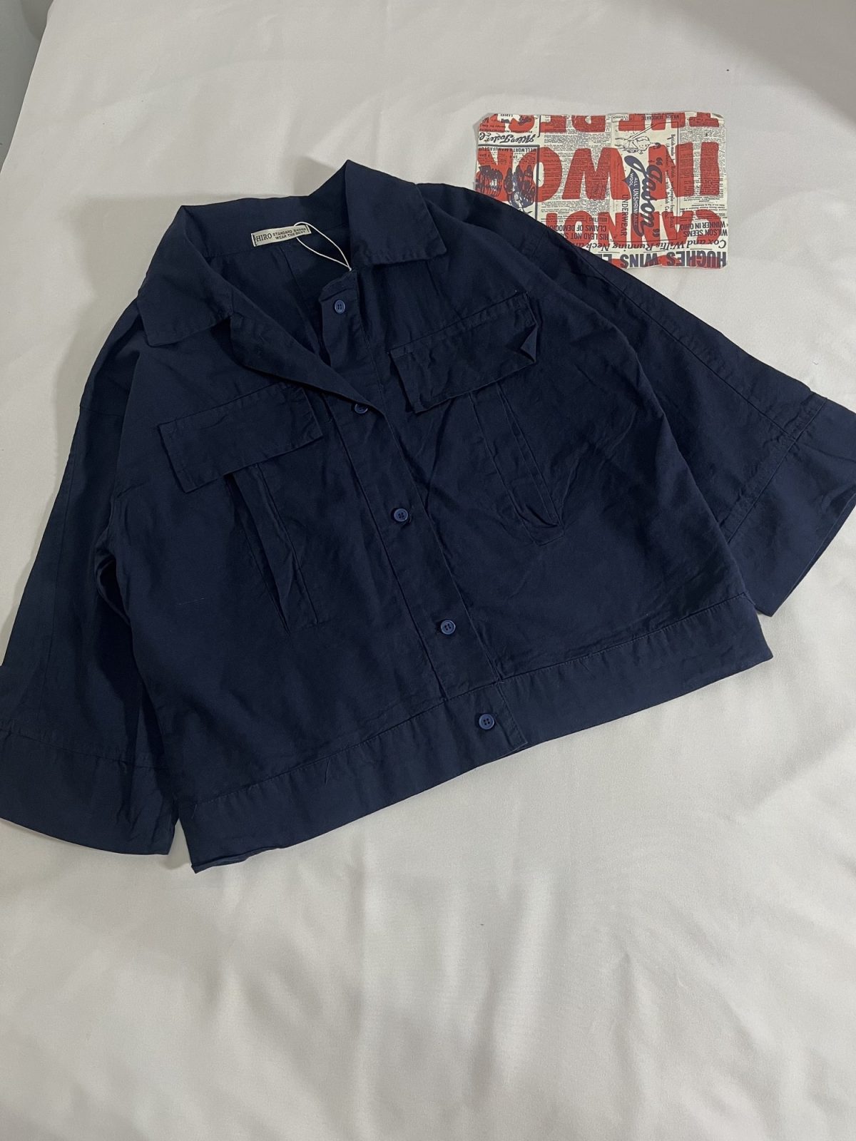 شومیز دو جیب لینن ه(3166) - Image 5