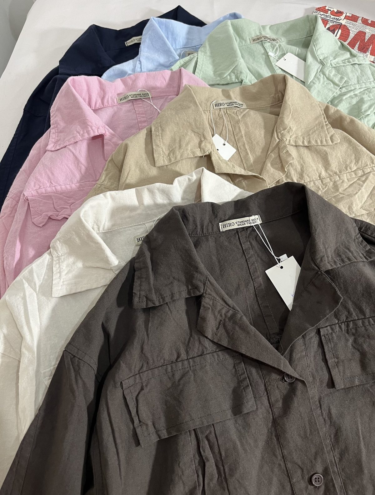 شومیز دو جیب لینن ه(3166) - Image 6