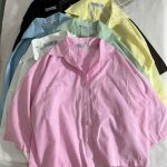 شومیز لینن اسلپ دوجیب م(3229)