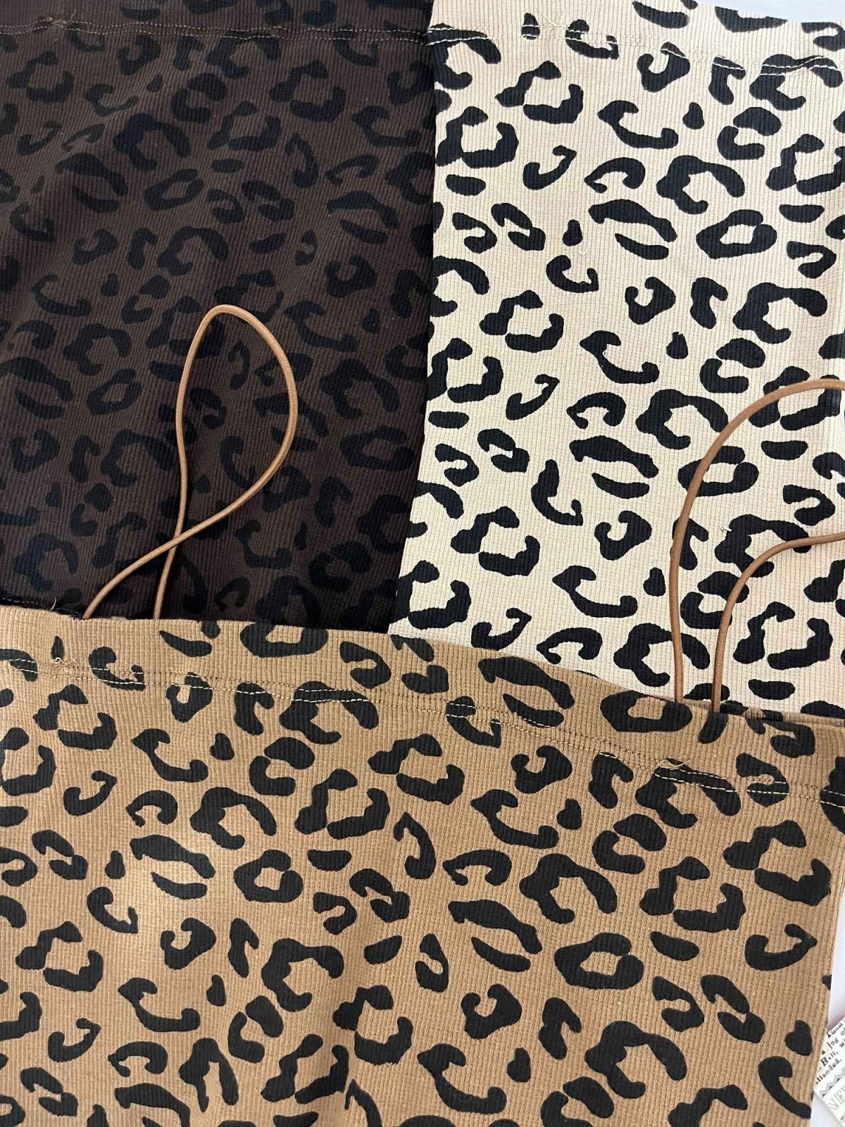 کراپ بند ماکرونی پلنگی توخالی فانریپ پنبه(3242) - Image 2