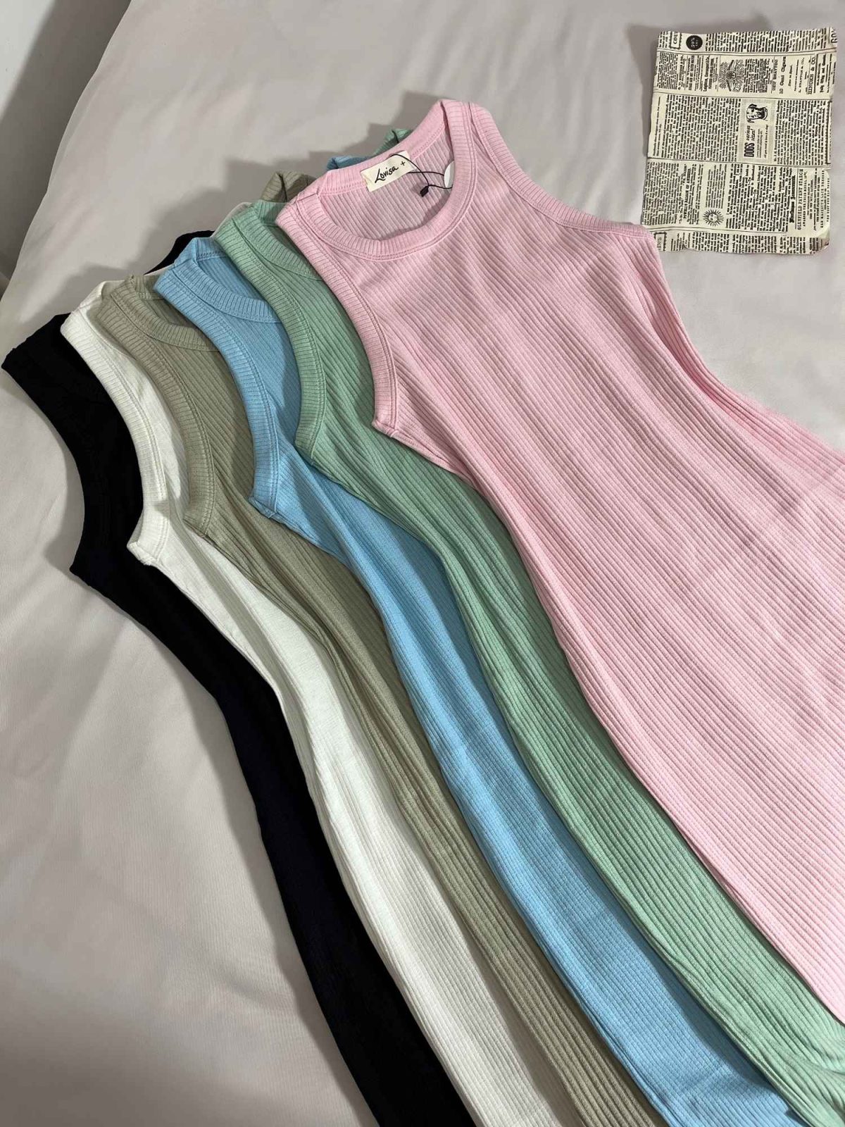 پیراهن یقه گرد ساده(3218) - Image 2