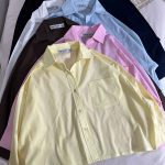 شومیز پوپلین نخ تک جیب م(3185)