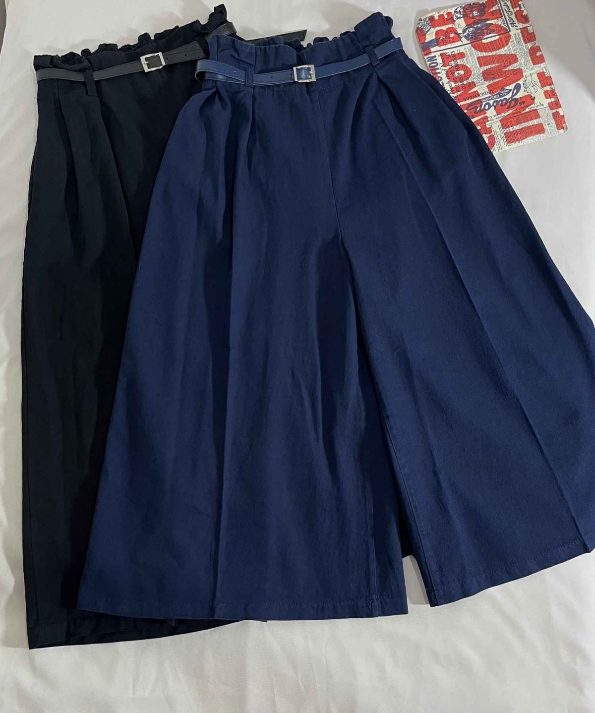 دامن شلواری قد 80 کمربنددار(3195) - Image 5