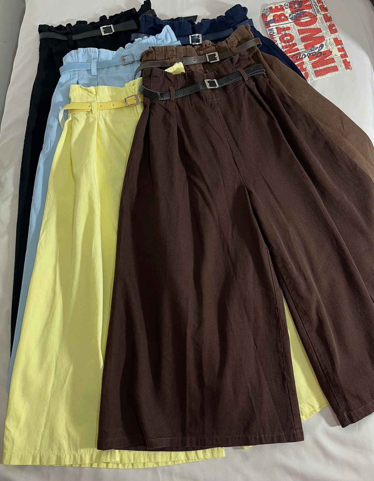 دامن شلواری قد 80 کمربنددار(3195) - Image 4