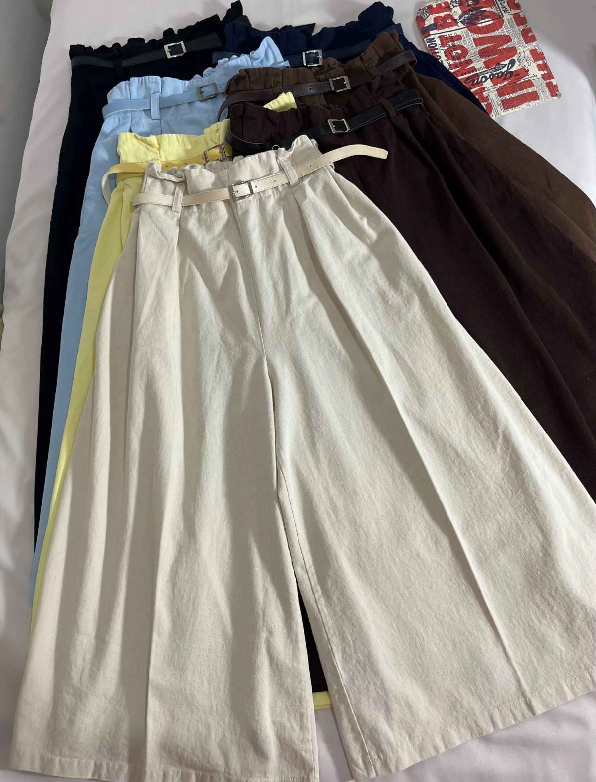 دامن شلواری قد 80 کمربنددار(3195) - Image 2