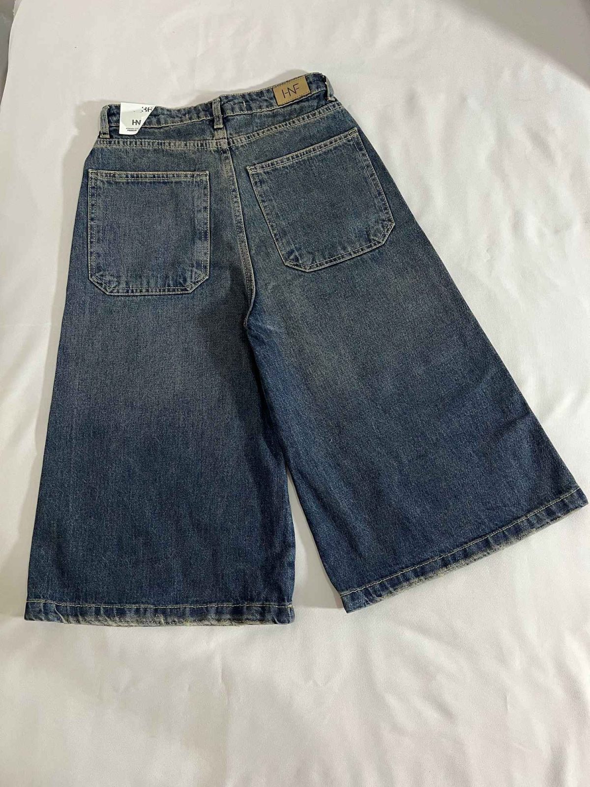 شلوارک جین استریت hnf قد 67 مدل دوم(3246) - Image 2