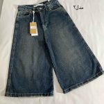 شلوارک جین استریت hnf قد 67 مدل دوم(3246)