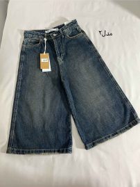 شلوارک جین استریت hnf قد 67 مدل دوم(3246)