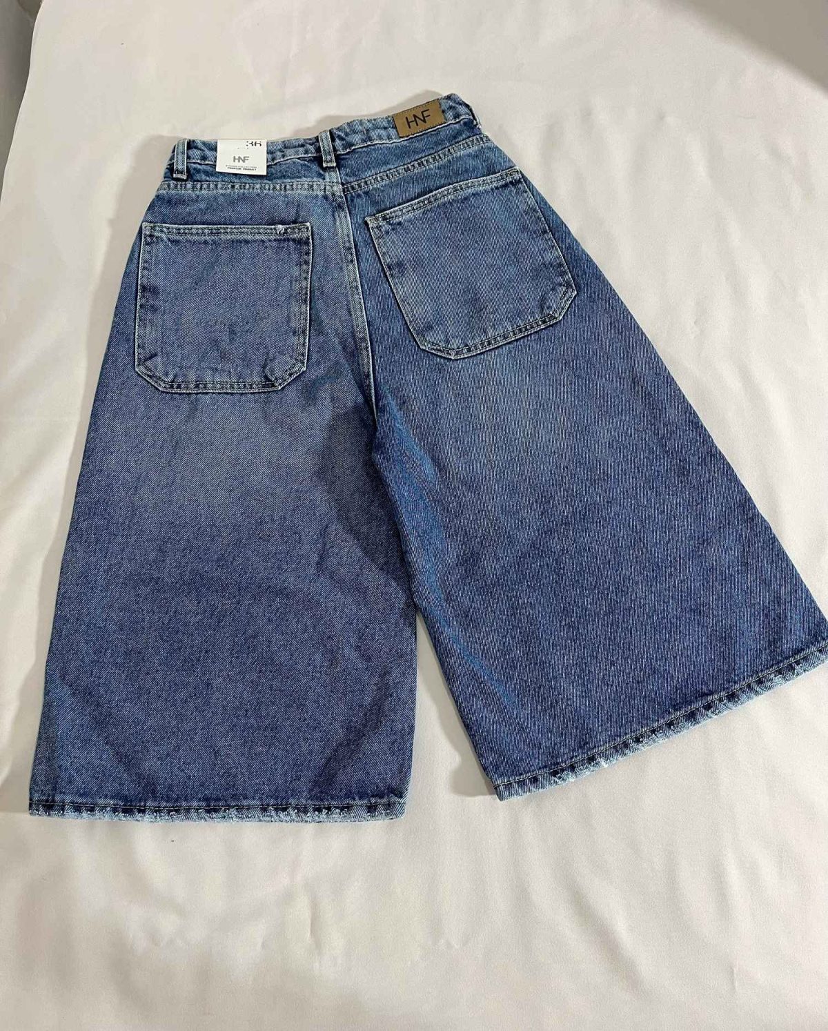 شلوارک جین استریت hnf قد 67 مدل ششم(3250) - Image 2