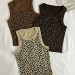 کراپ حلقه ای پلنگی فانریپ پنبه(3256)