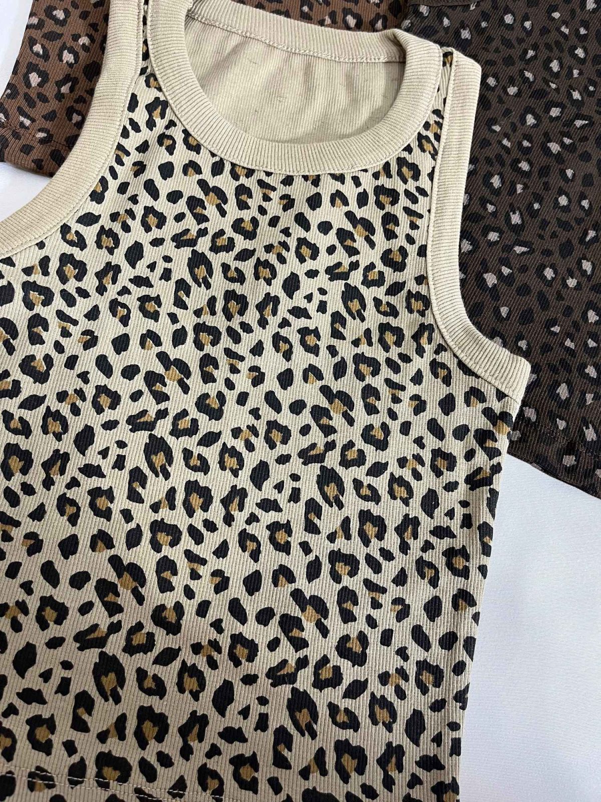 کراپ حلقه ای پلنگی فانریپ پنبه(3256) - Image 2