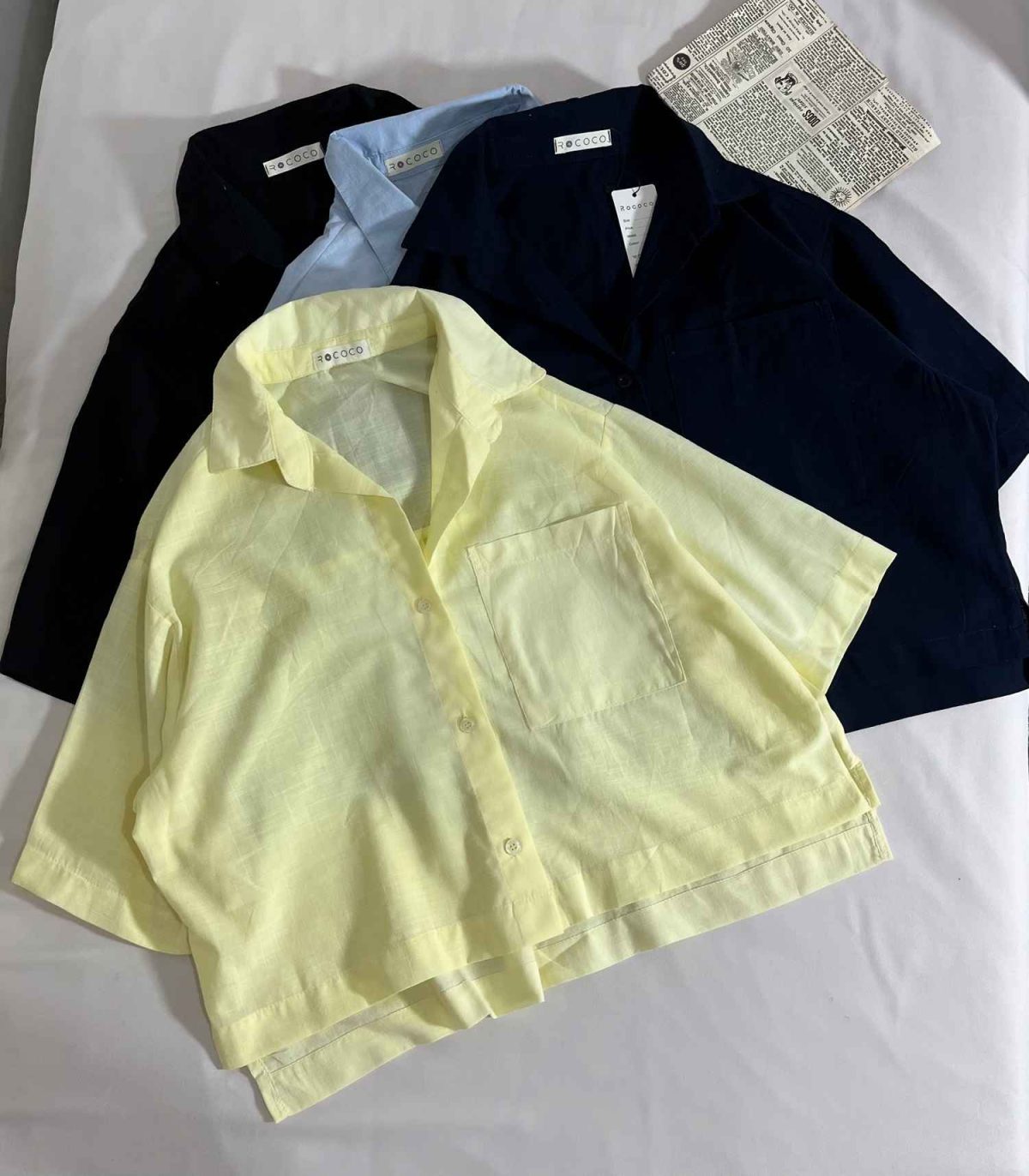 شومیز مارشمالو لینن اسلپ ر(3263) - Image 3