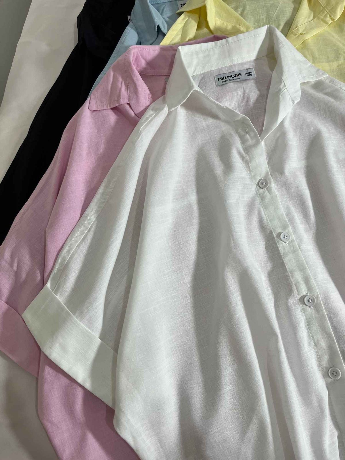 شومیز پانچ لینن اسلپ م(3284) - Image 4