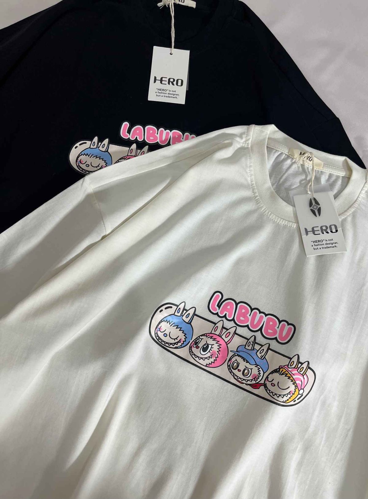 تیشرت کراپ لبوبو پنبه(3293) - Image 4