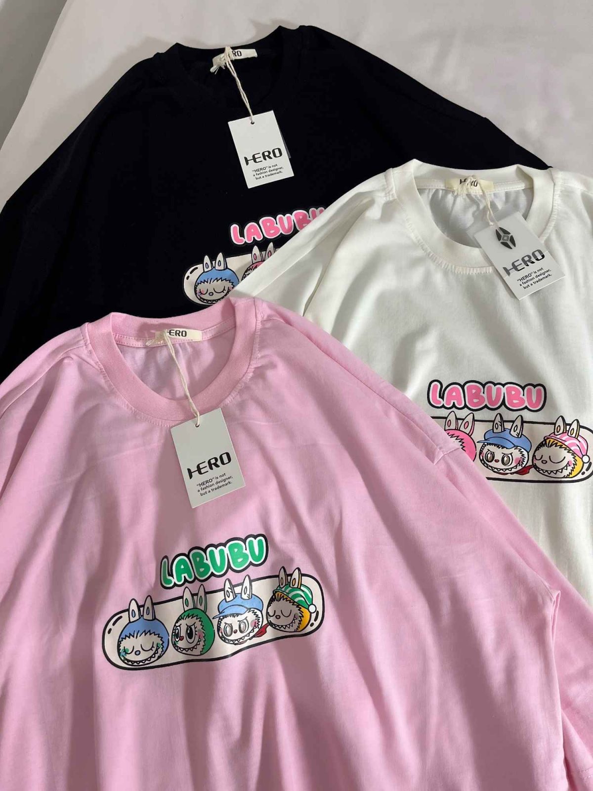 تیشرت کراپ لبوبو پنبه(3293) - Image 5