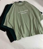 تیشرت style باکسی پنبه(3294) - Image 6
