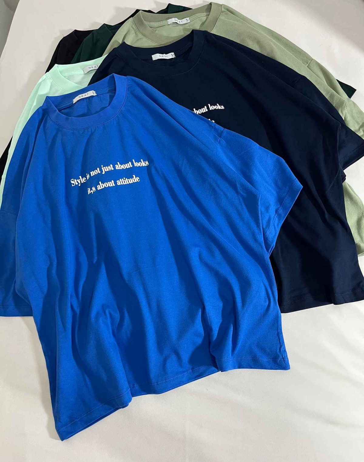 تیشرت style باکسی پنبه(3294) - Image 3