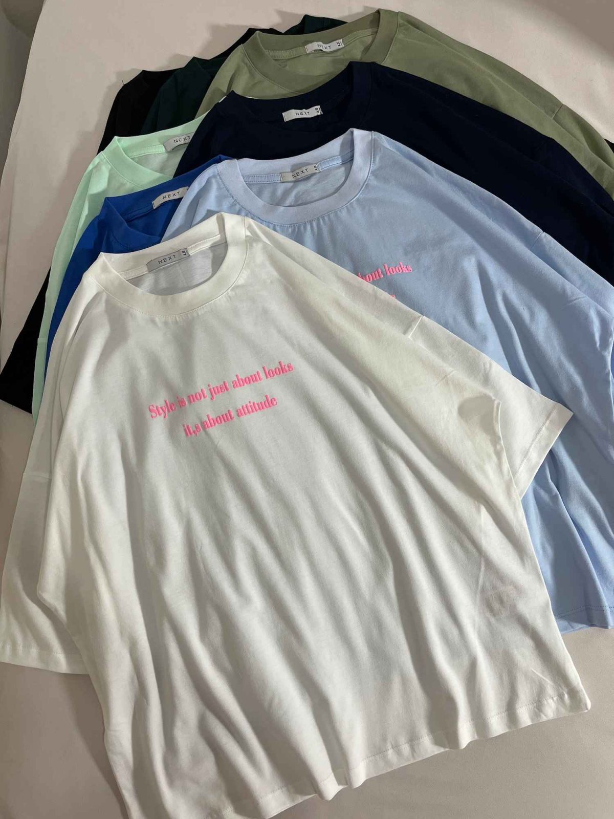 تیشرت style باکسی پنبه(3294) - Image 2