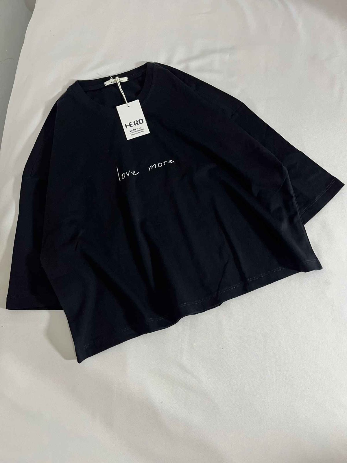 تیشرت love more باکسی پنبه(3297) - Image 4