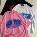 تیشرت باکسی new york ایربراش(3299)