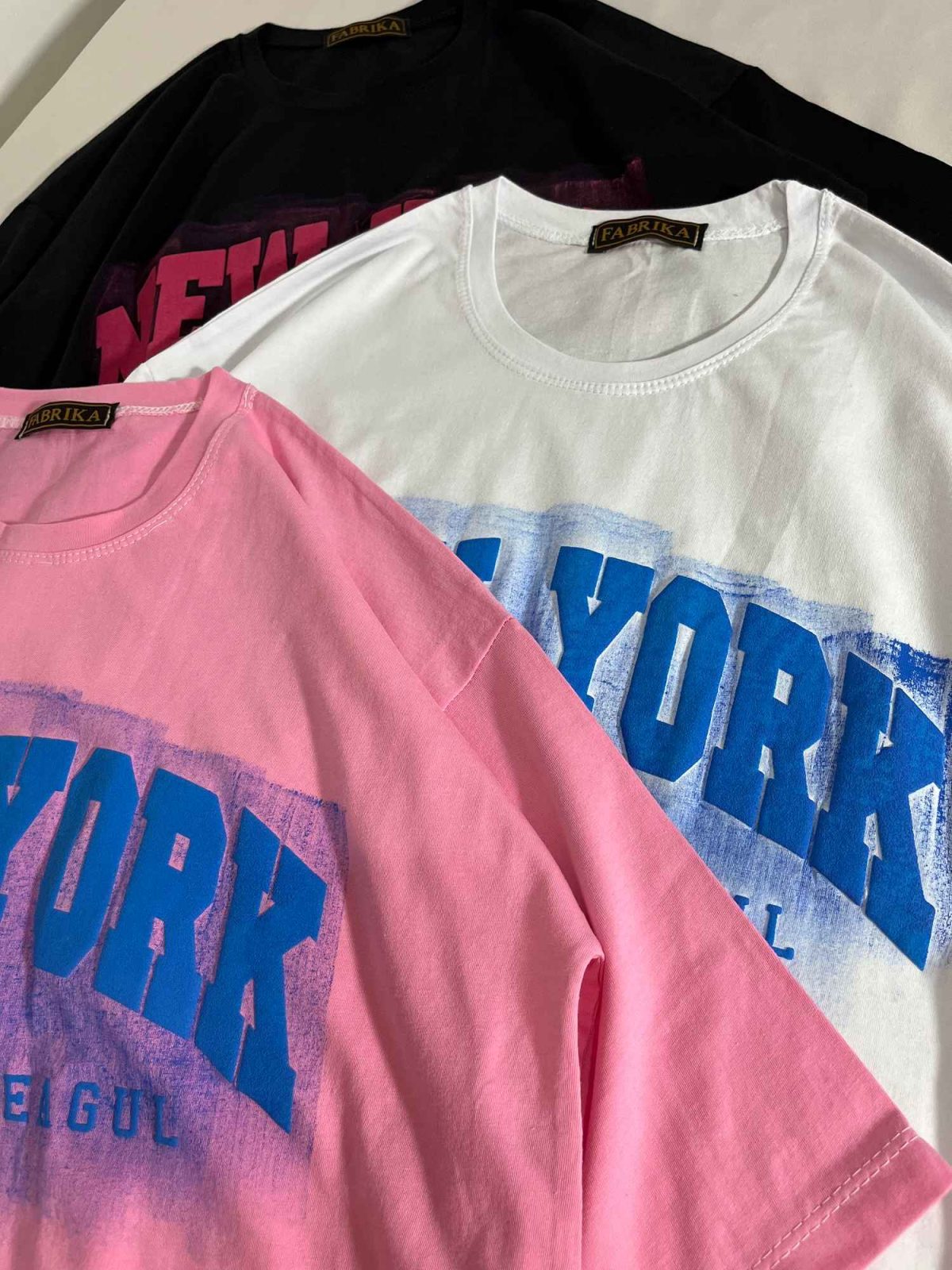 تیشرت باکسی new york ایربراش(3299) - Image 5