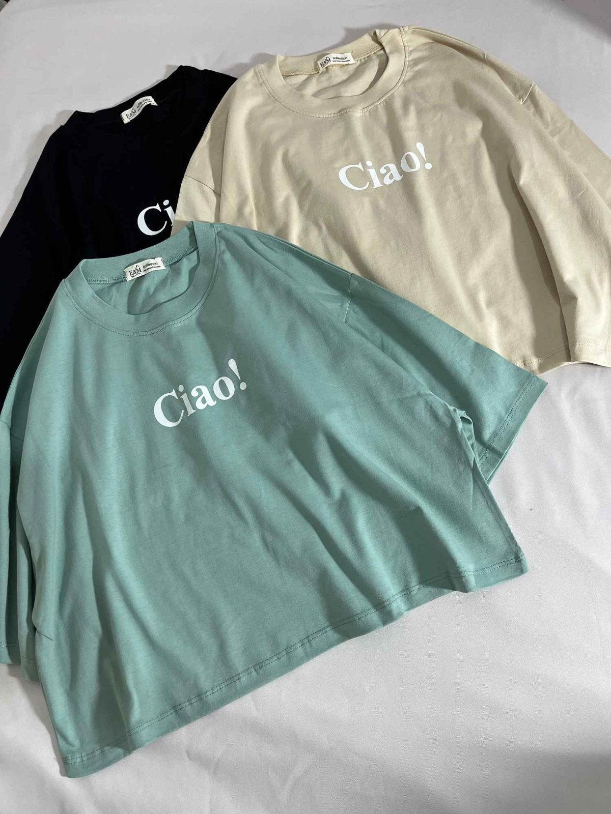 تیشرت کراپ ciao پنبه(3310) - Image 2