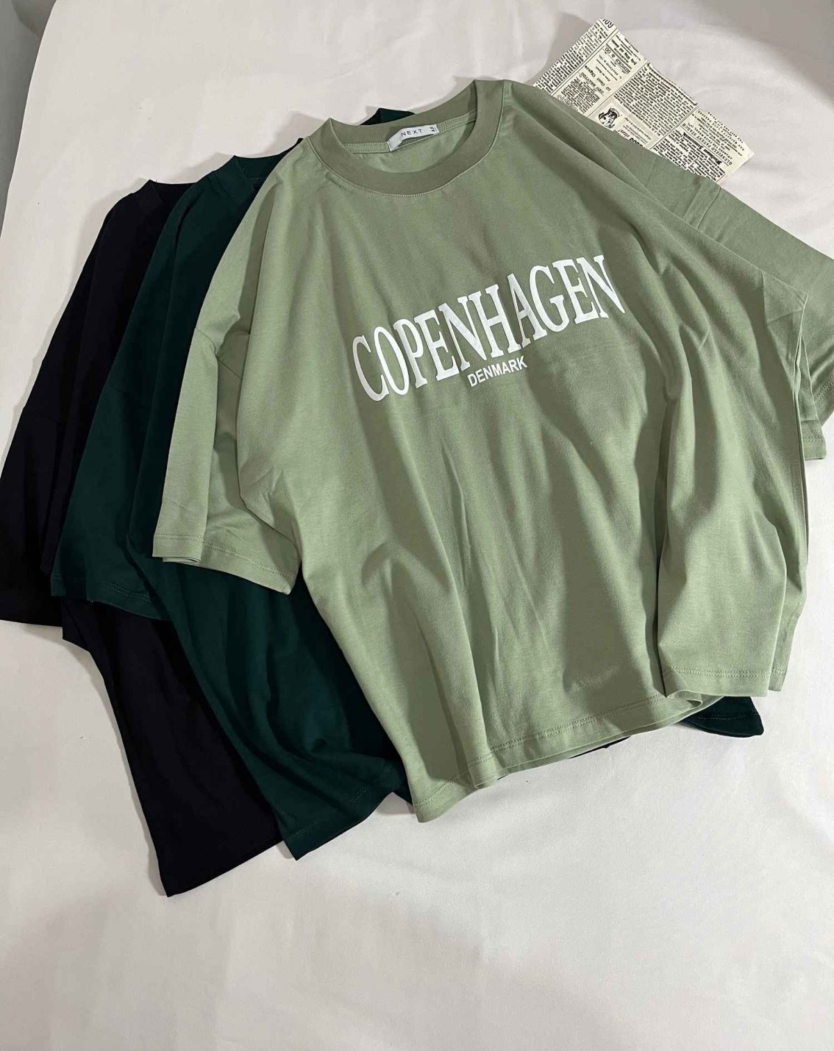 تیشرت copenhagen باکسی پنبه(3313) - Image 6