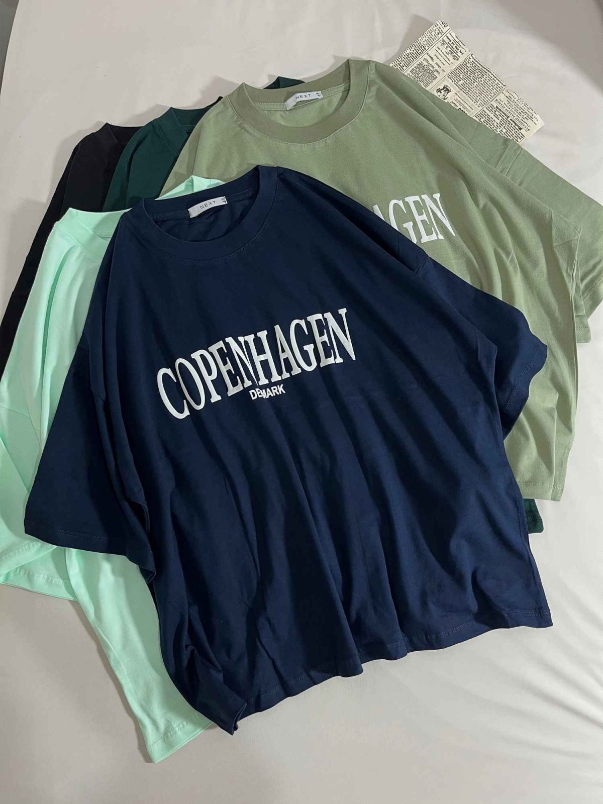 تیشرت copenhagen باکسی پنبه(3313) - Image 4