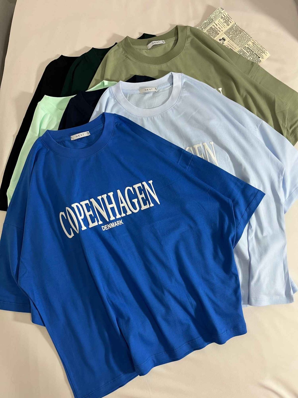 تیشرت copenhagen باکسی پنبه(3313) - Image 2