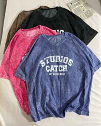 تیشرت studio سنگشور گرم دار باکسی(3317)