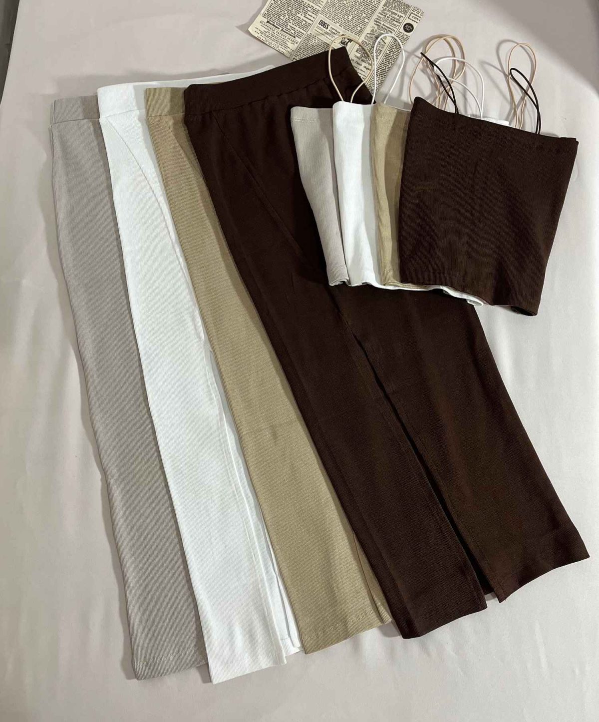 ست دامن جذب چاکدار و بند ماکرونی(3322) - Image 2