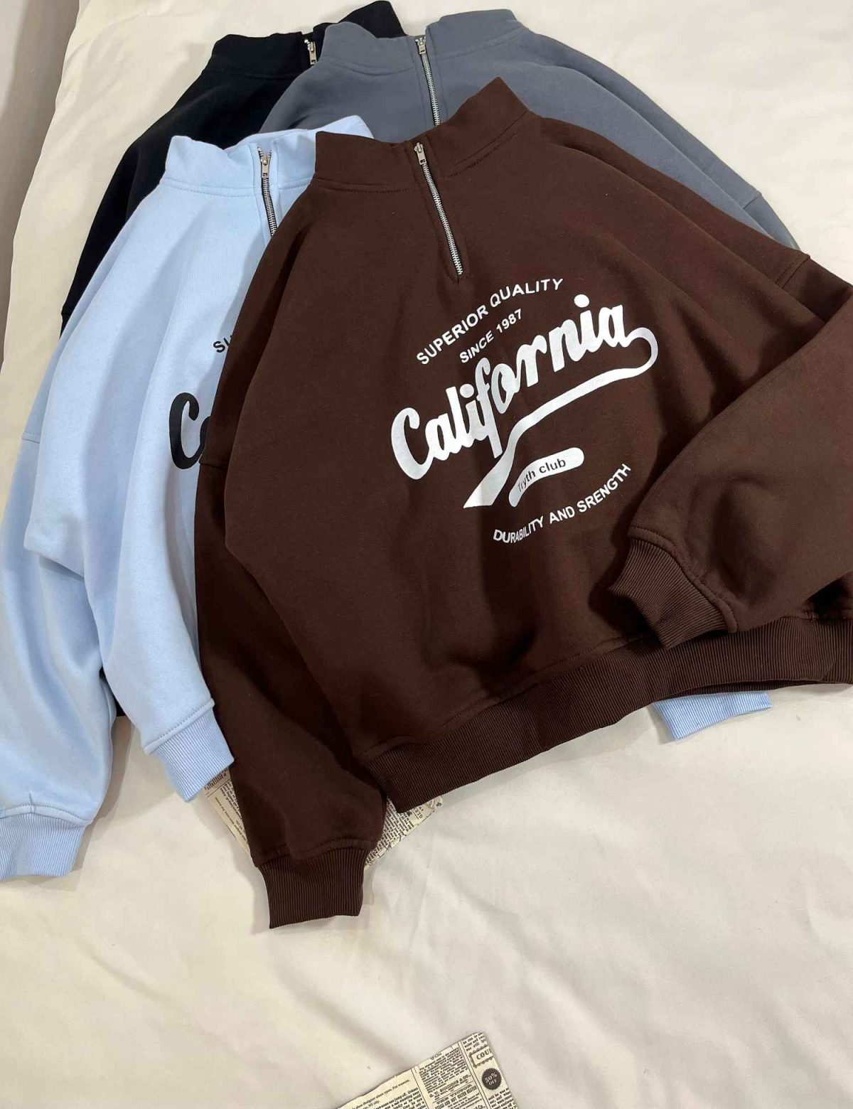 دورس نیم زیپ california سه نخ داخل کرک(3334) - Image 4