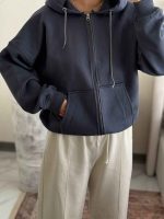 سویشرت بیسیک دورس سه نخ داخل کرک(3337) - Image 6