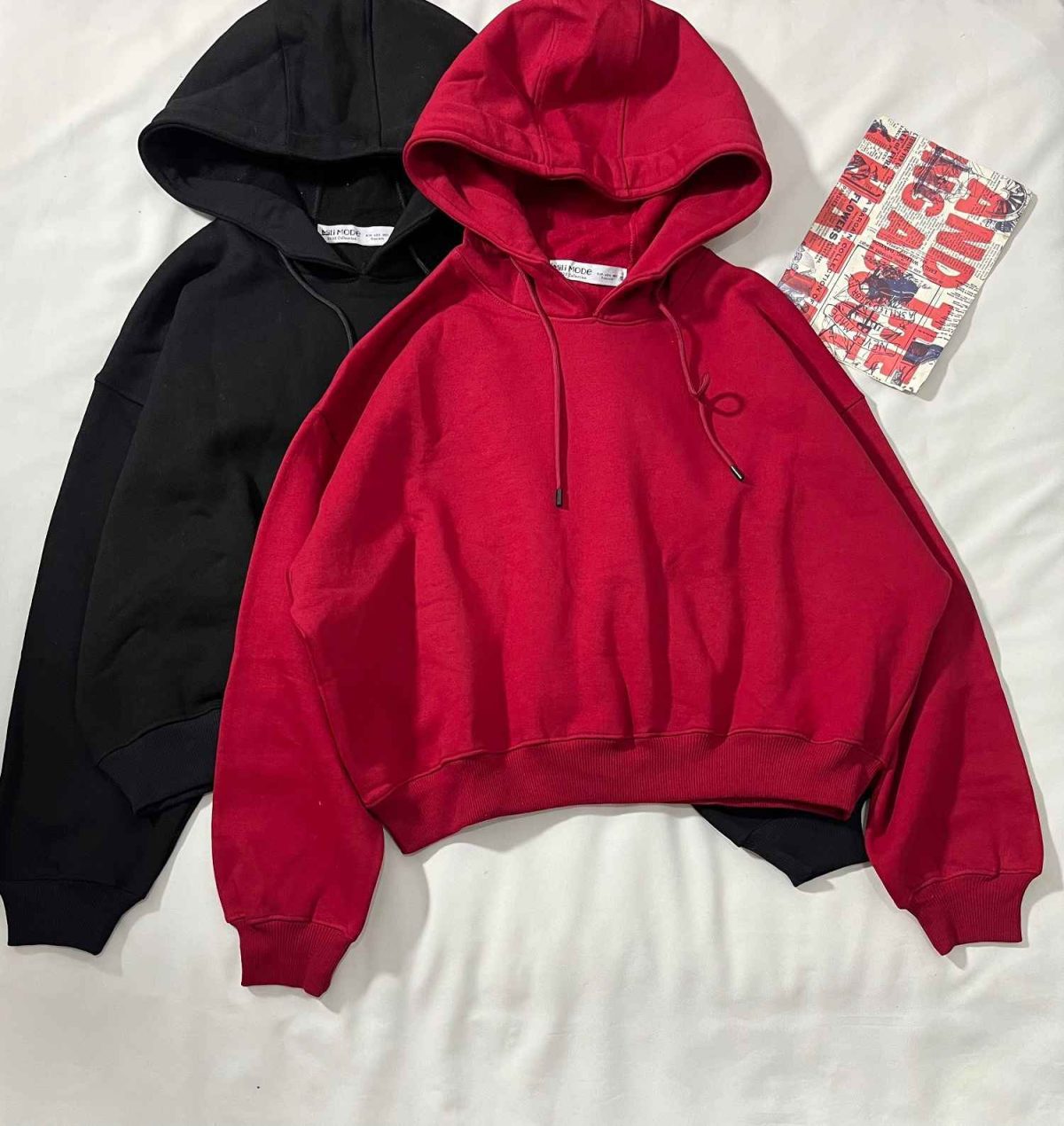 هودی باکسی دورس سه نخ داخل کرک(3348) - Image 7