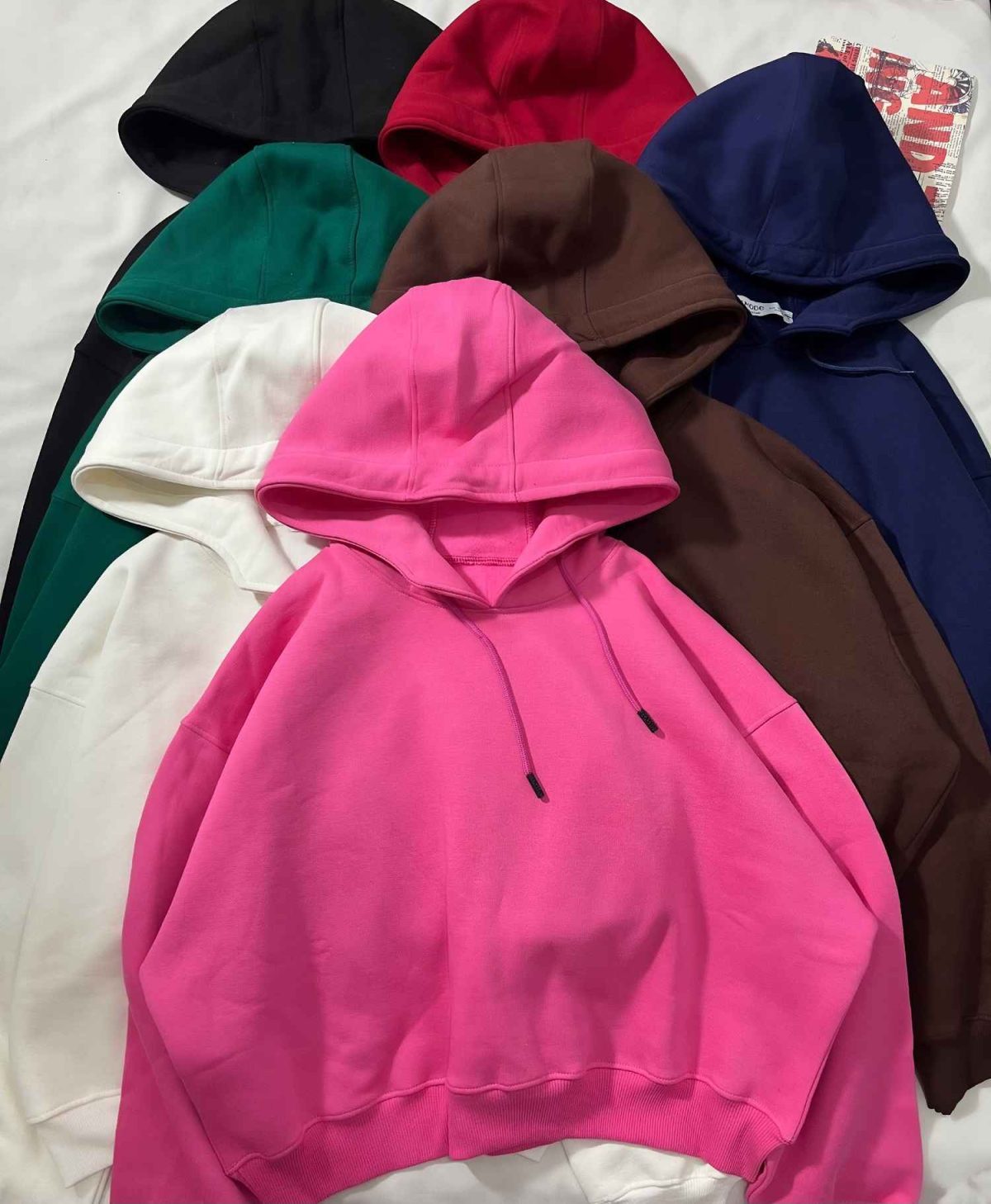 هودی باکسی دورس سه نخ داخل کرک(3348) - Image 2