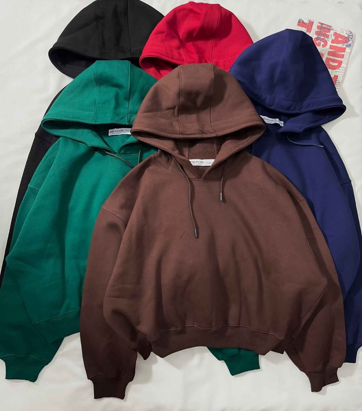 هودی باکسی دورس سه نخ داخل کرک(3348) - Image 4