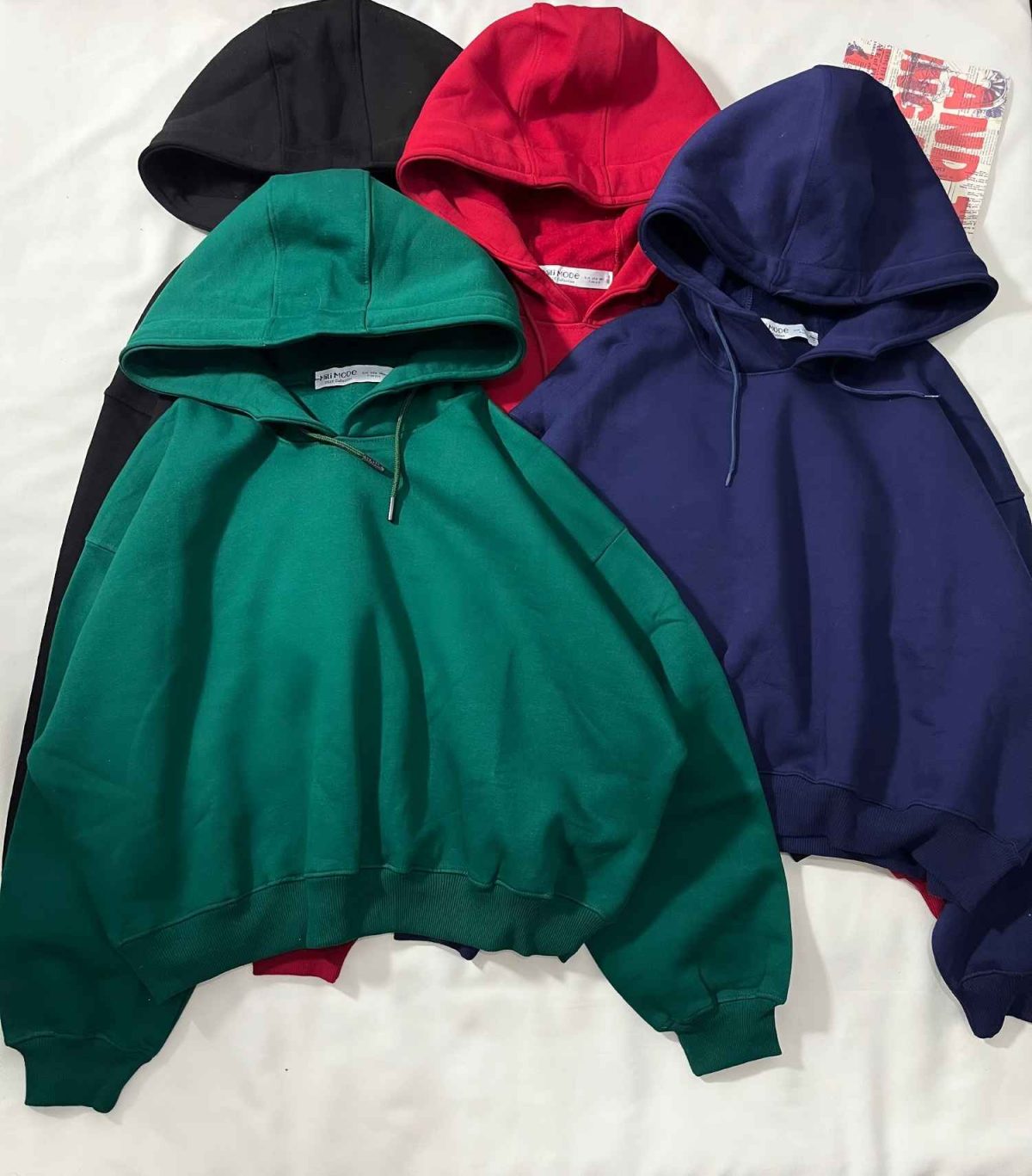 هودی باکسی دورس سه نخ داخل کرک(3348) - Image 5