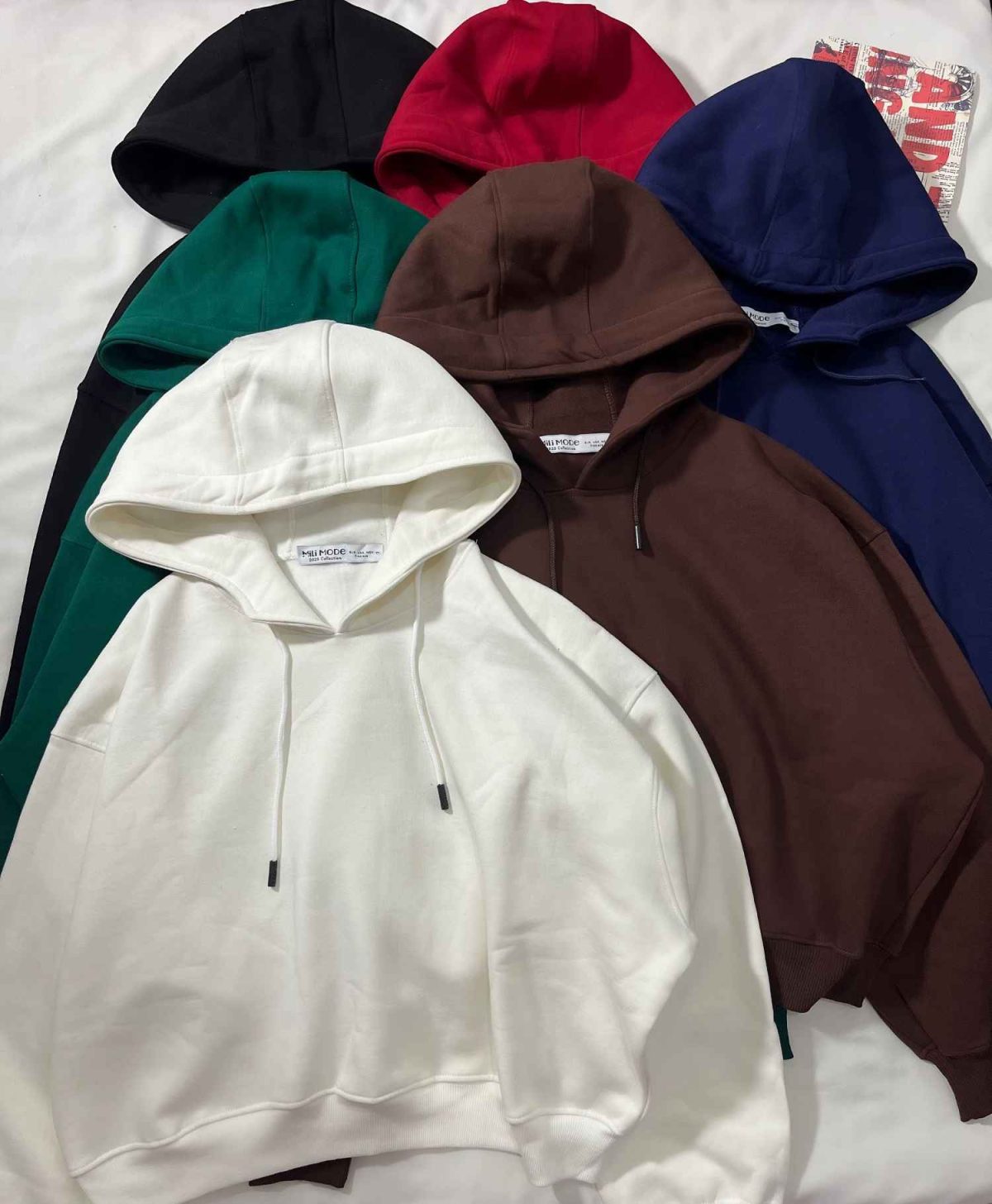 هودی باکسی دورس سه نخ داخل کرک(3348) - Image 3